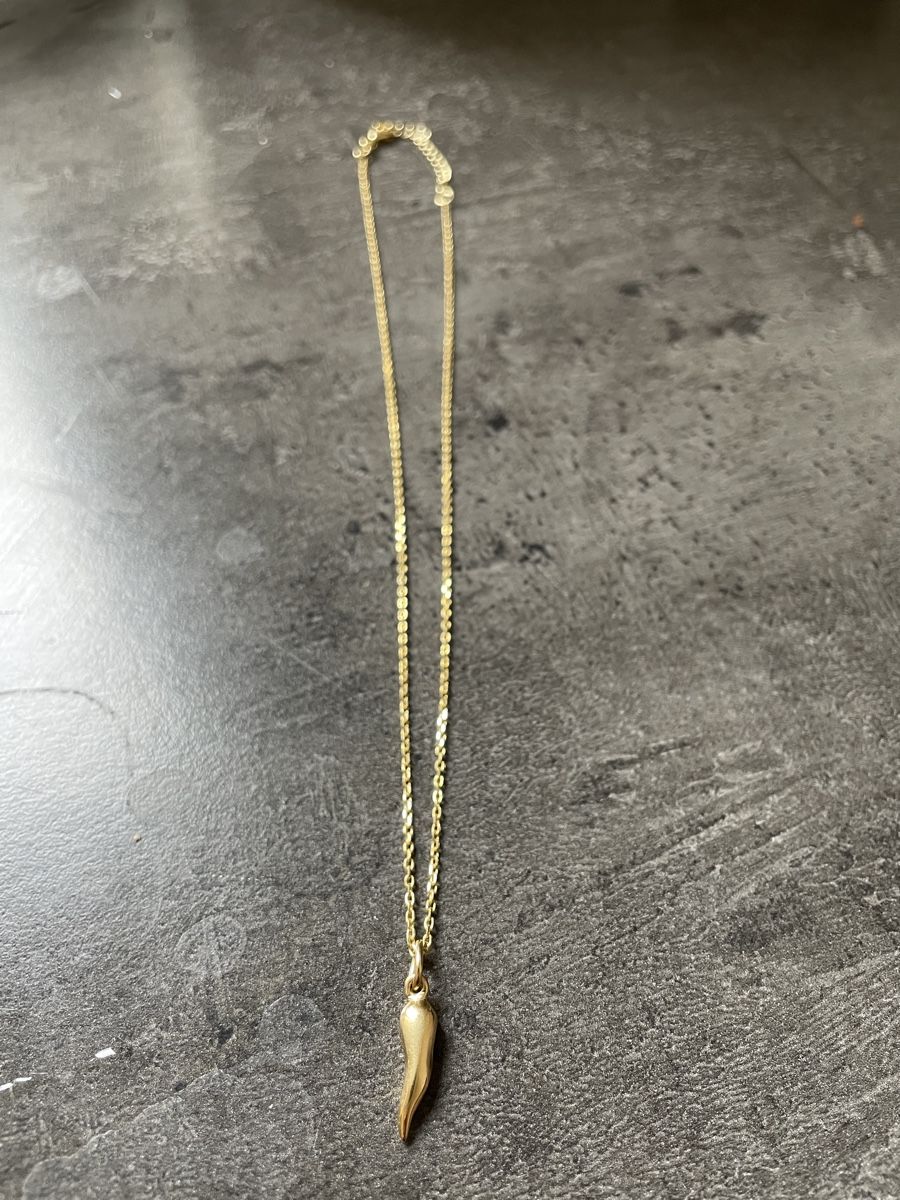 Catenine: Joli collier plaqué or jaune – Nuovo e nell'imballaggio originale da Lausanne venduto da SandrineJavelot 1