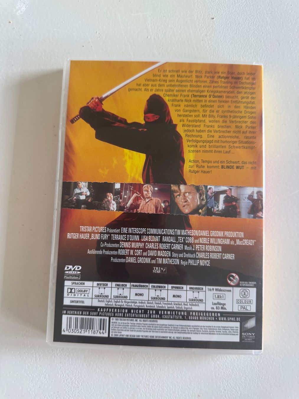 Tutti i DVDs: BLINDE WUT. (DVD) MIT RUTGER HAUER – Usato da Basel venduto da san_2qlq 1