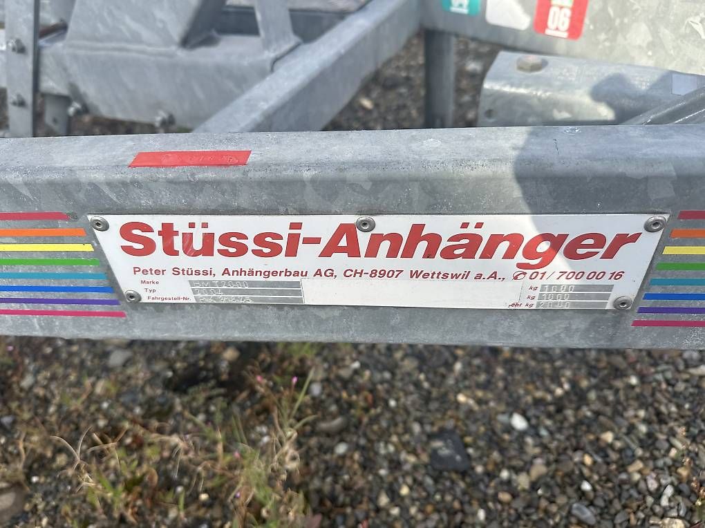 Stüssy Anhänger: Bootsanhänger BMT 2000 – Gebraucht aus Wettswil von Pwettswil 2