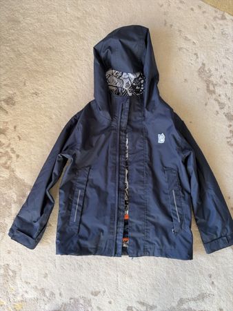 Namuk Kinder Regenjacke dunkelblau mit Kapuze guter Zustand