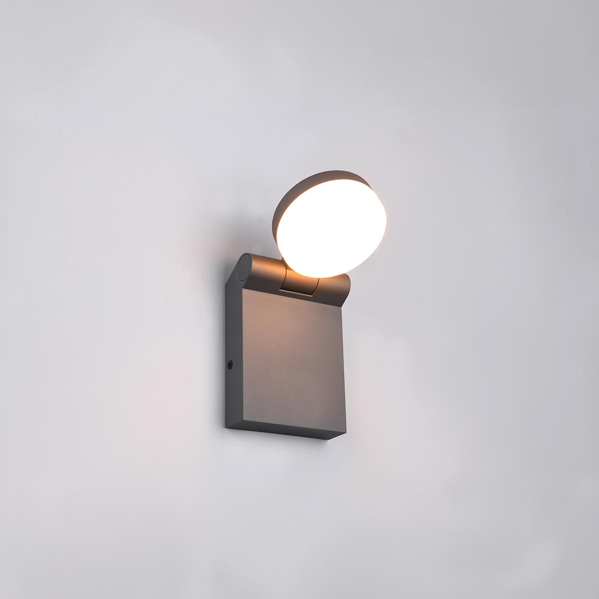 Lampade: LED Aussen Wandleuchte, Anthrazit, IP44 – Nuovo (secondo la descrizione) da Kreuzlingen venduto da Smart-Light