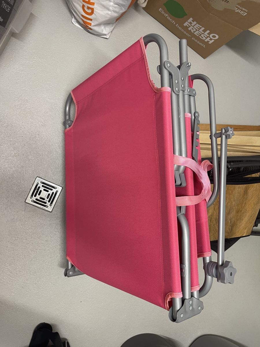 Chaises longues: Liegestuhl Tectake - rosa - 161 cm – D'occasion à Trimbach par sheshe27 1