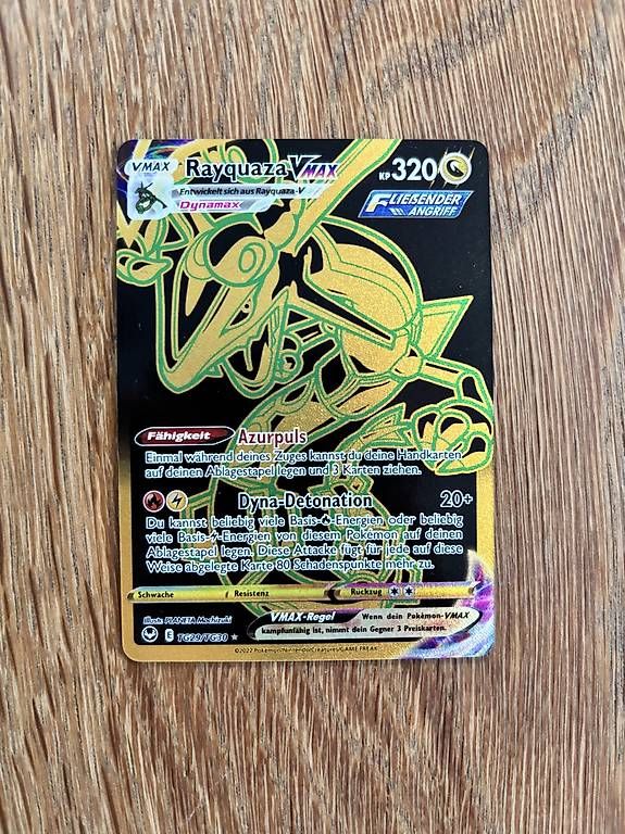 Pokémon Carte collezionabili: Rayquaza Vmax – Nuovo (secondo la descrizione) da Felsberg venduto da samigro