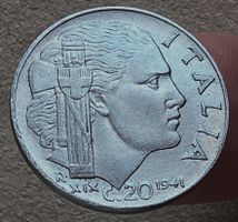 ITALIEN 20 CENTESIMI 1941
