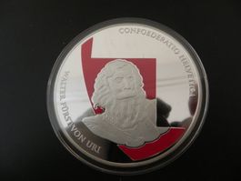 Riesige Medaille Schweiz Walter Fürst von Uri - 136 g