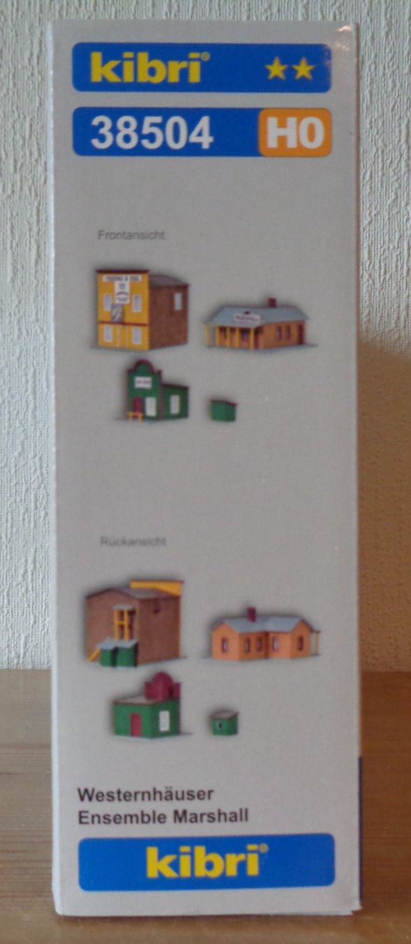 Kibri Modelleisenbahnen: Kibri 38504, Westernhäuser Ensemble Marshall, H0 – Neu und originalverpackt aus Arbon von lyres 3