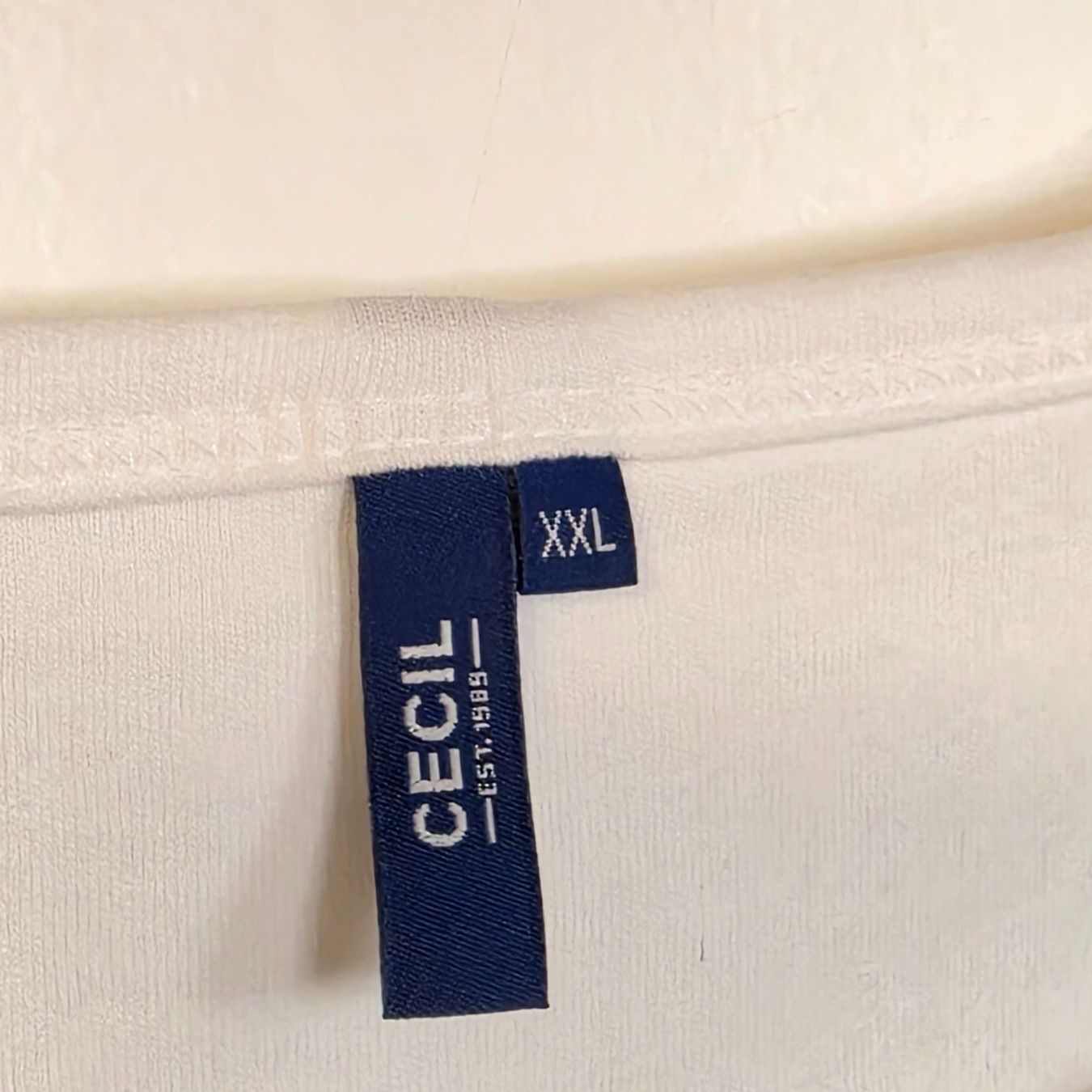 Cecil Tops: Cecil Weißes Basic Tanktop Damen Gr. 40/L – Neuf (Voir description) à Wald ZH par CapLux 3