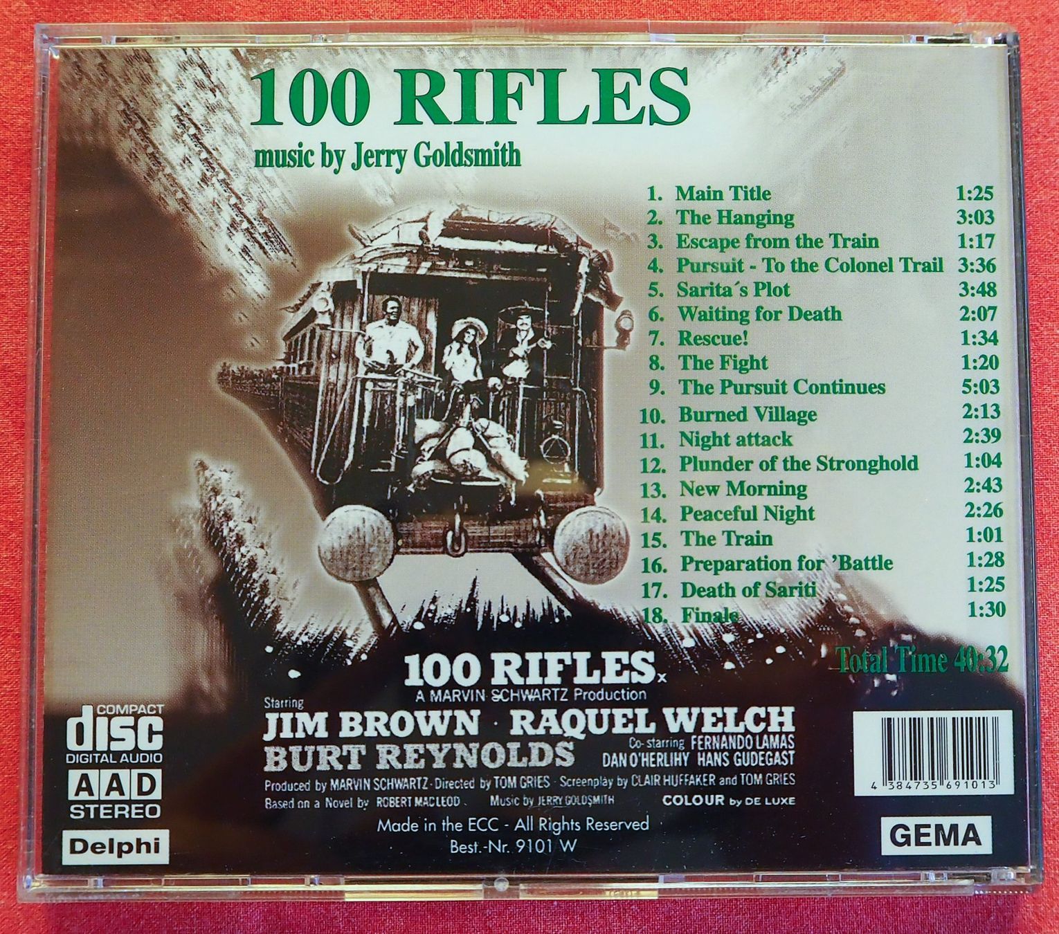 CD: 100 Rifles / Jerry Goldsmith / Soundtrack – Usato da Chur venduto da dluli 1