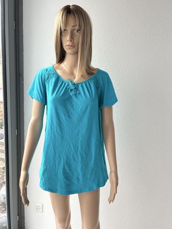 Ralph Lauren Top, Turquoise, Women's Size M/L, Summer