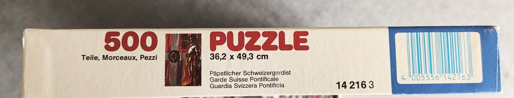 Ravensburger Puzzles: PUZZLE SCHWEIZERGARDE 500 Teile – Gebraucht aus Dietlikon von Raffy12 4