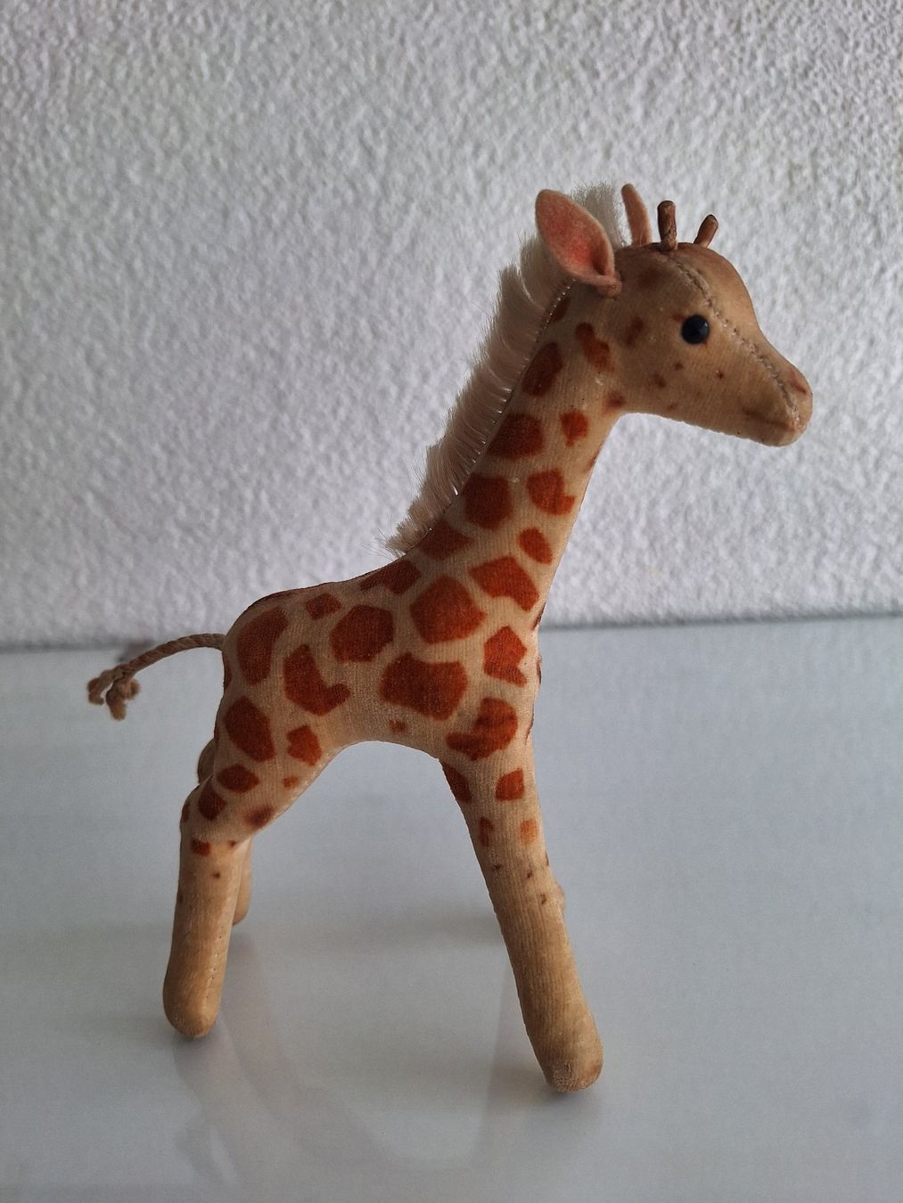 Steiff Giocattoli: Steiff Giraffe aus Samtplüsch – Usato da Sissach venduto da luvama 5