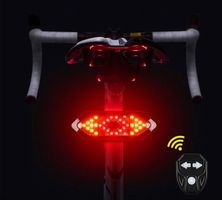Fahrrad Blinker / per USB aufladbar / LED Richtungsanzeiger