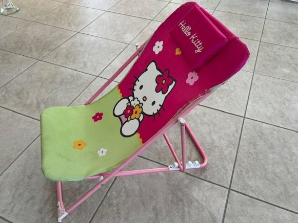 Sedie a sdraio: Kinder-Liegestuhl Hello Kitty – Usato da Seuzach venduto da lalolina 1