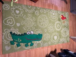 Kinderteppich Krokodil (Sigikid)