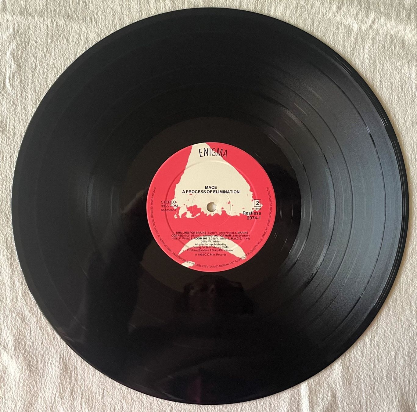 Vinyles: Mace - Process Of Elimination - LP - 1985 - First Press – D'occasion à Uster par Zardodel 3