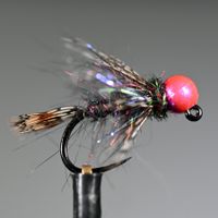 1x Secret Rebhuhn Dark UV Nymphe #14 / 3,8mm