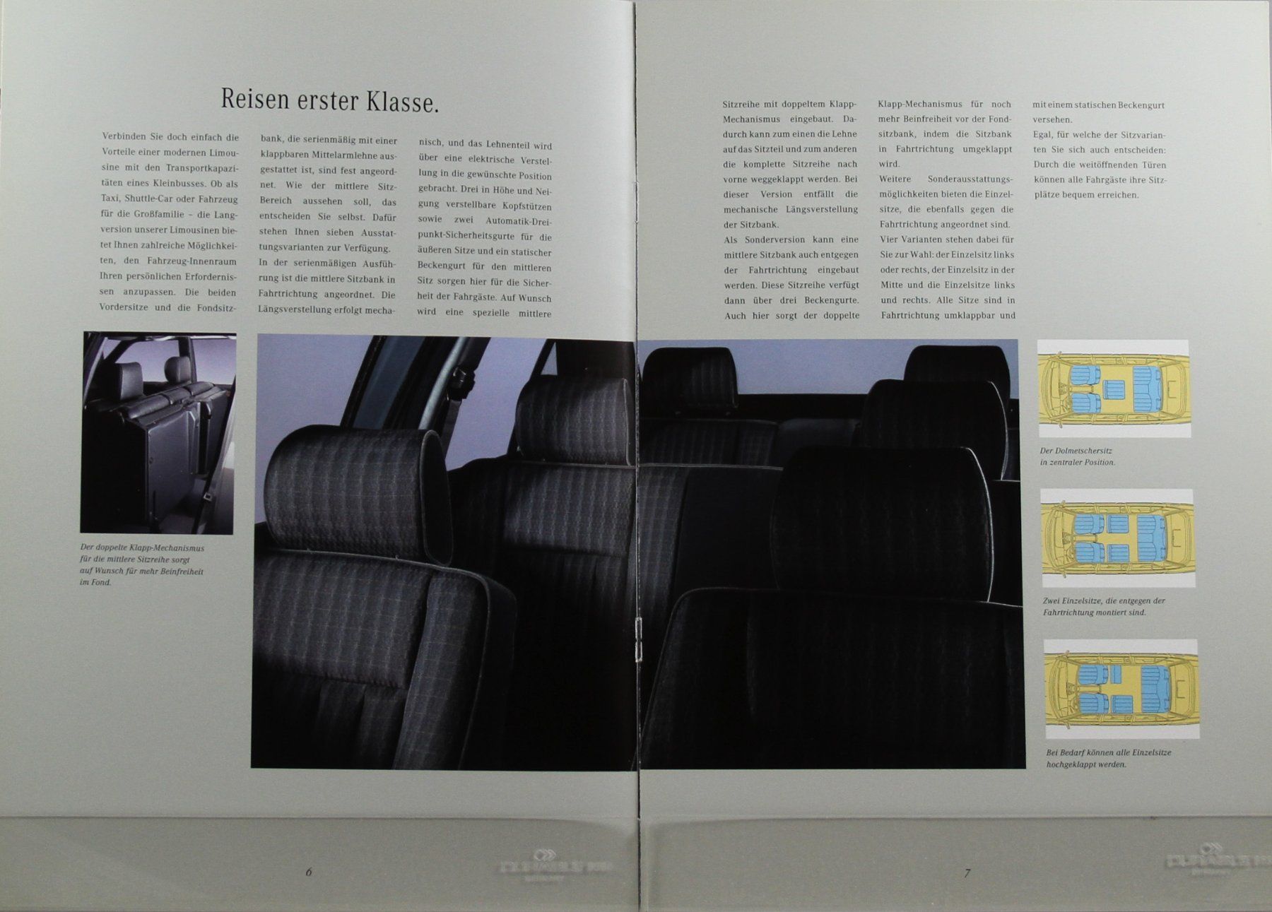 Mercedes-Benz Documenti: PROSPEKT MERCEDES LANGVERSION 250D/280 E - W124 - AB 02.1993 – Usato da Unterägeri venduto da GIGOLOLIT 2