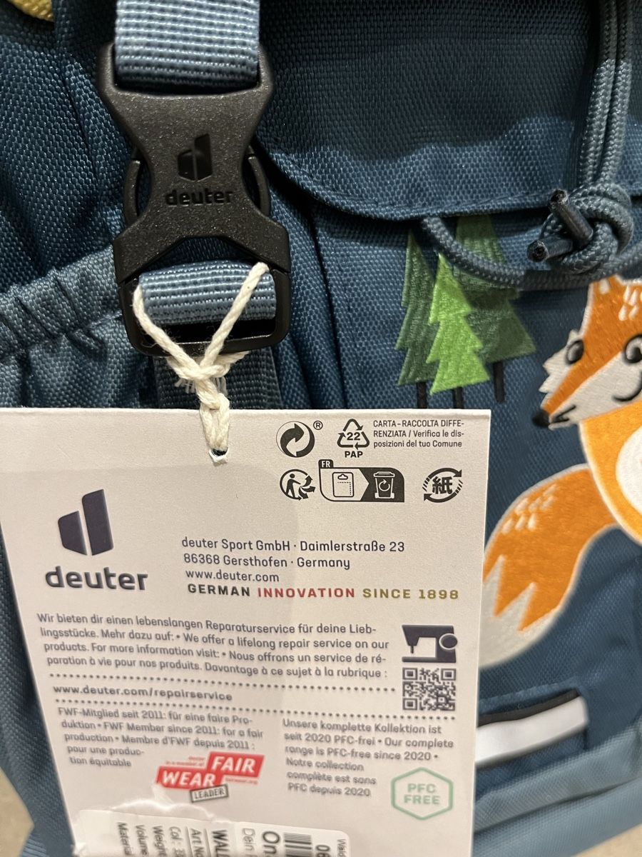 Deuter Borse & Zaini: ***DEUTER*** Neuer Waldfuchs Kinderrucksack 10L – Nuovo e nell'imballaggio originale da Volketswil venduto da Kephren 2