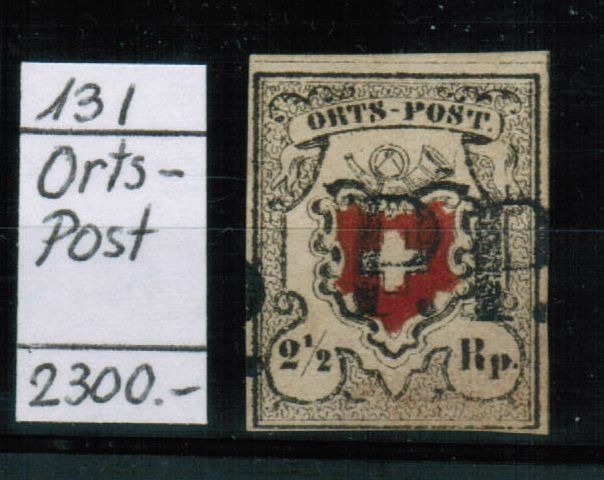 Tutti i francobolli: ORTS-POST - Nr.13 I - schwarzes P.P. – Usato da Bern venduto da peri02