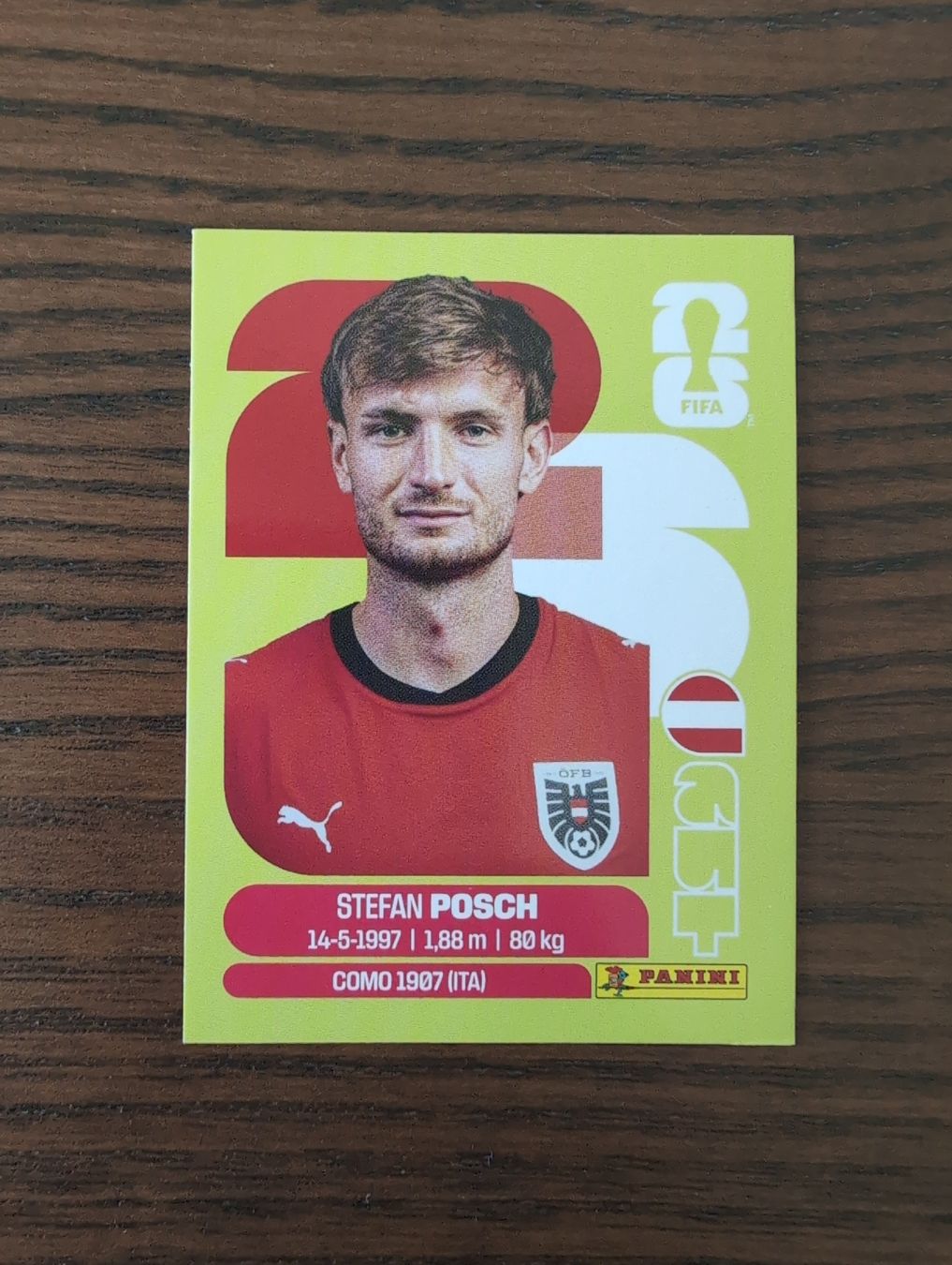 Panini Carte collezionabili: Panini wm sticker 26 Stefan Posch AUT 7 – Nuovo (secondo la descrizione) da Zürich venduto da Rolup