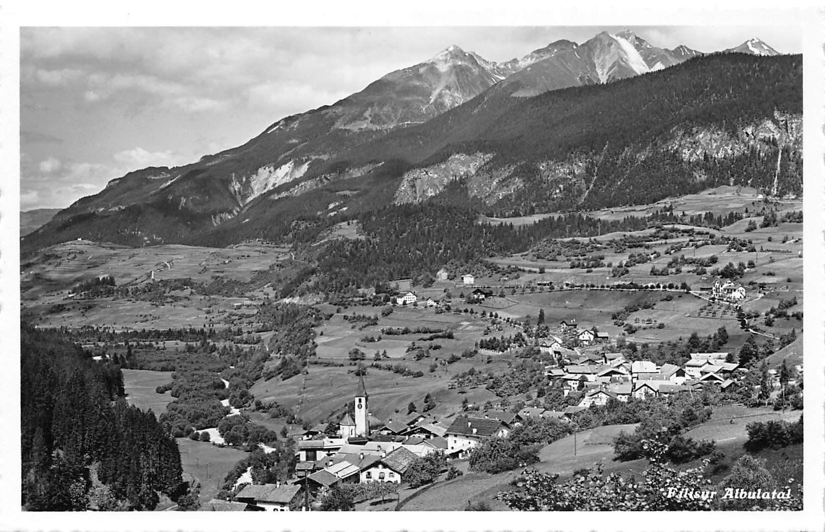 Cartoline postali: Albulatal, Filisur – Usato da Ottikon b.Kemptth. venduto da Neptun1974