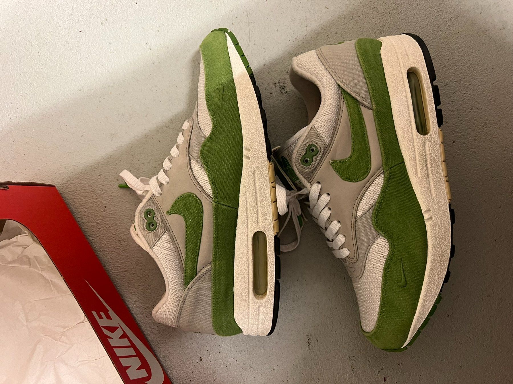 Nike Scarpe da uomo: Air Max 1 Patta Chloro OG 2009 - US 9.5 – Usato da Villmergen venduto da claudy00 1