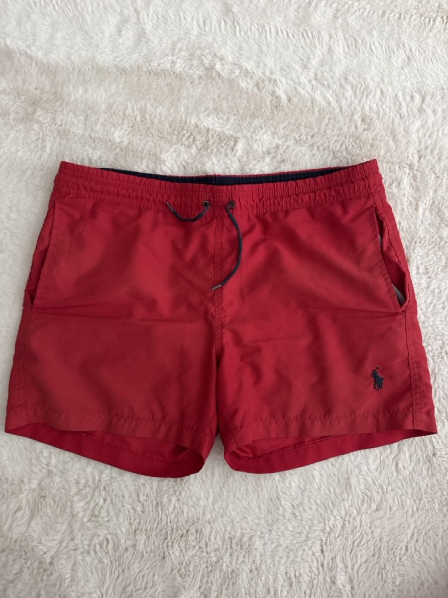 Ralph Lauren Pantaloni: Badehose Polo Ralph Lauren rot Grösse S – Usato da Glattbrugg venduto da dje_2wc5
