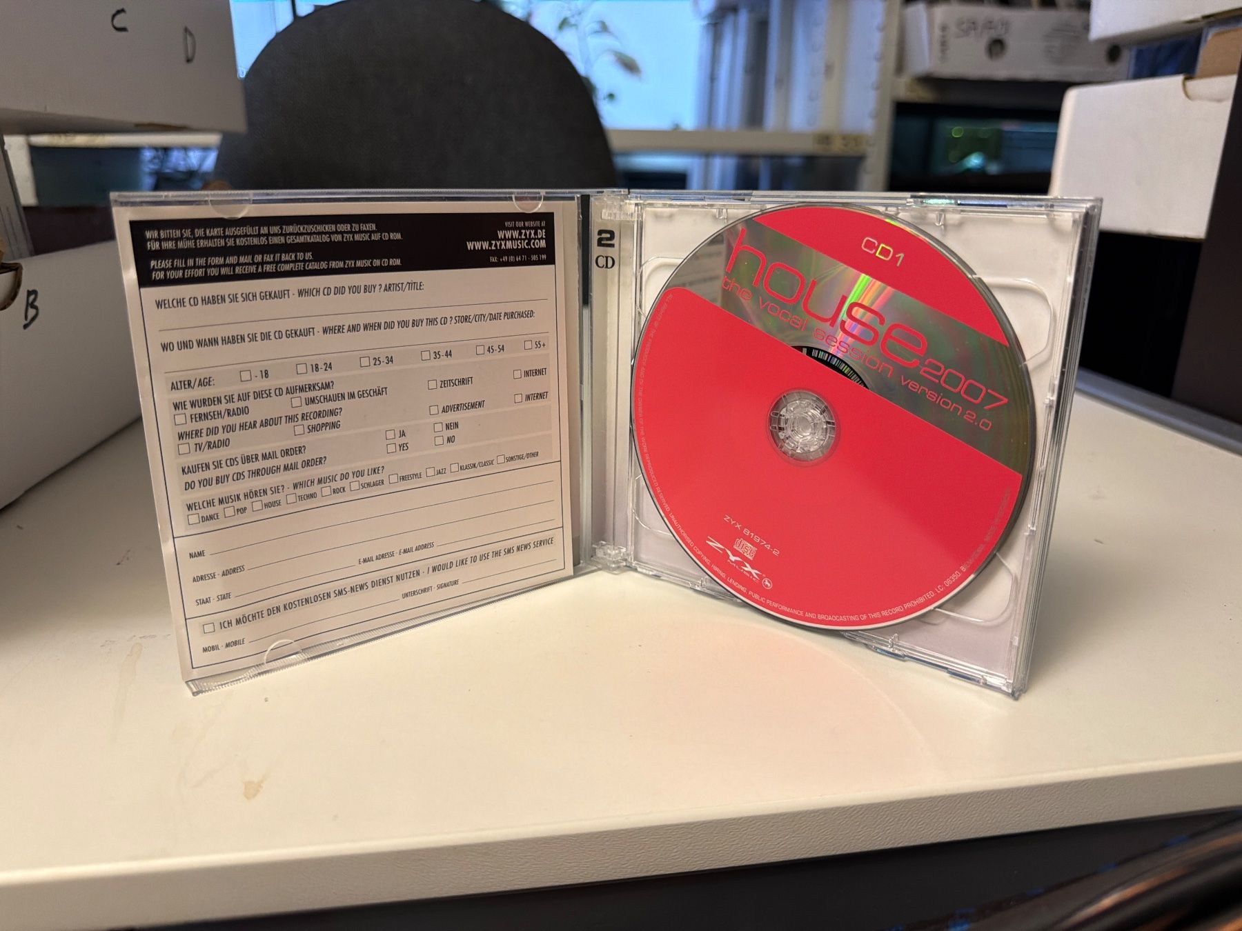 CD: House 2007 - The Vocal Session Version 2.0 - SRA04B – Nuovo (secondo la descrizione) da Küsnacht ZH venduto da JazzRecords 2
