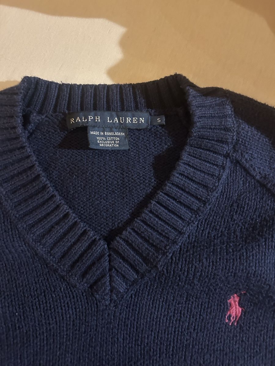 Maglioni & Felpe: Ralph Lauren Pullover dunkelblau V-Ausschnitt Gr. S – Usato da Weissbad venduto da noe_8rcy 1