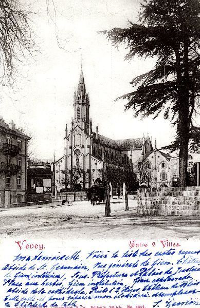 Ansichtskarten: Vevey - Entre Villes + 1901 – Gebraucht aus Emmenbrücke von teestube