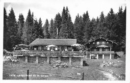 La Givrine VD Café et chalets La Givrine au-dessus St-Cergue