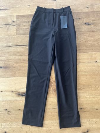 H&M Hose Slim Fit Gr. 34 dunkelbraun neu mit Etikett