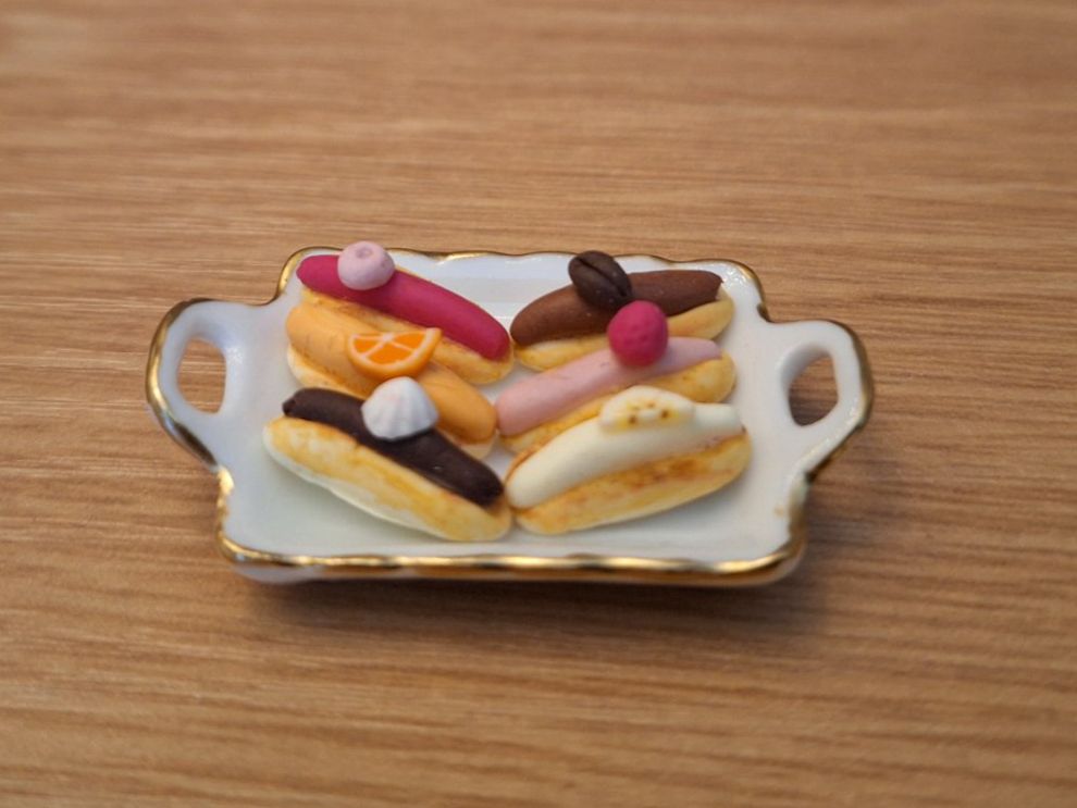 Case e mobili per bambole: Handmade gemischte Eclairs – Nuovo (secondo la descrizione) da Zürich venduto da HandmadeTinyFood 2