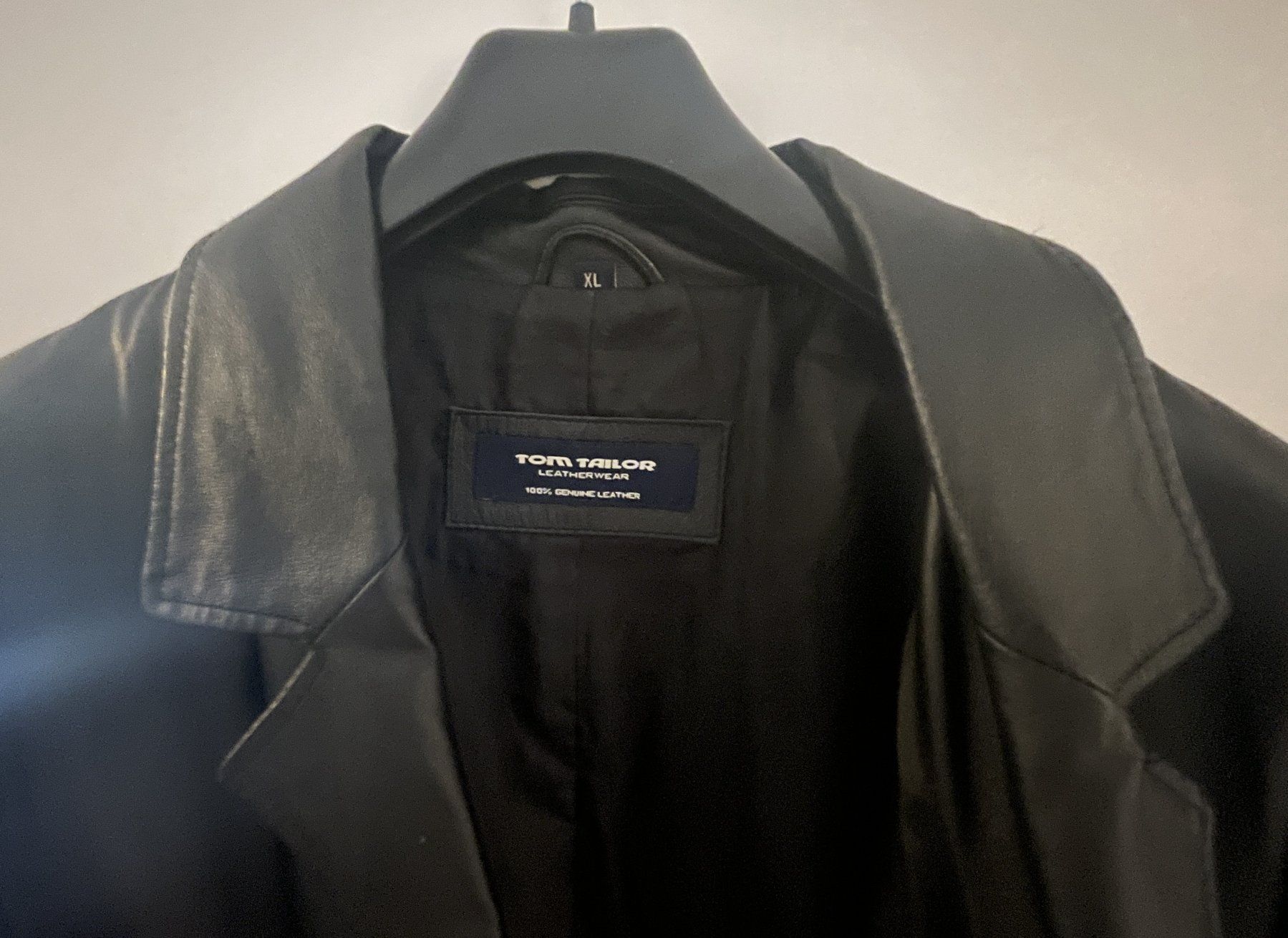 Tom Tailor Cappotti: Ledermantel schwarz, XL – Usato da Zug venduto da Commit 3