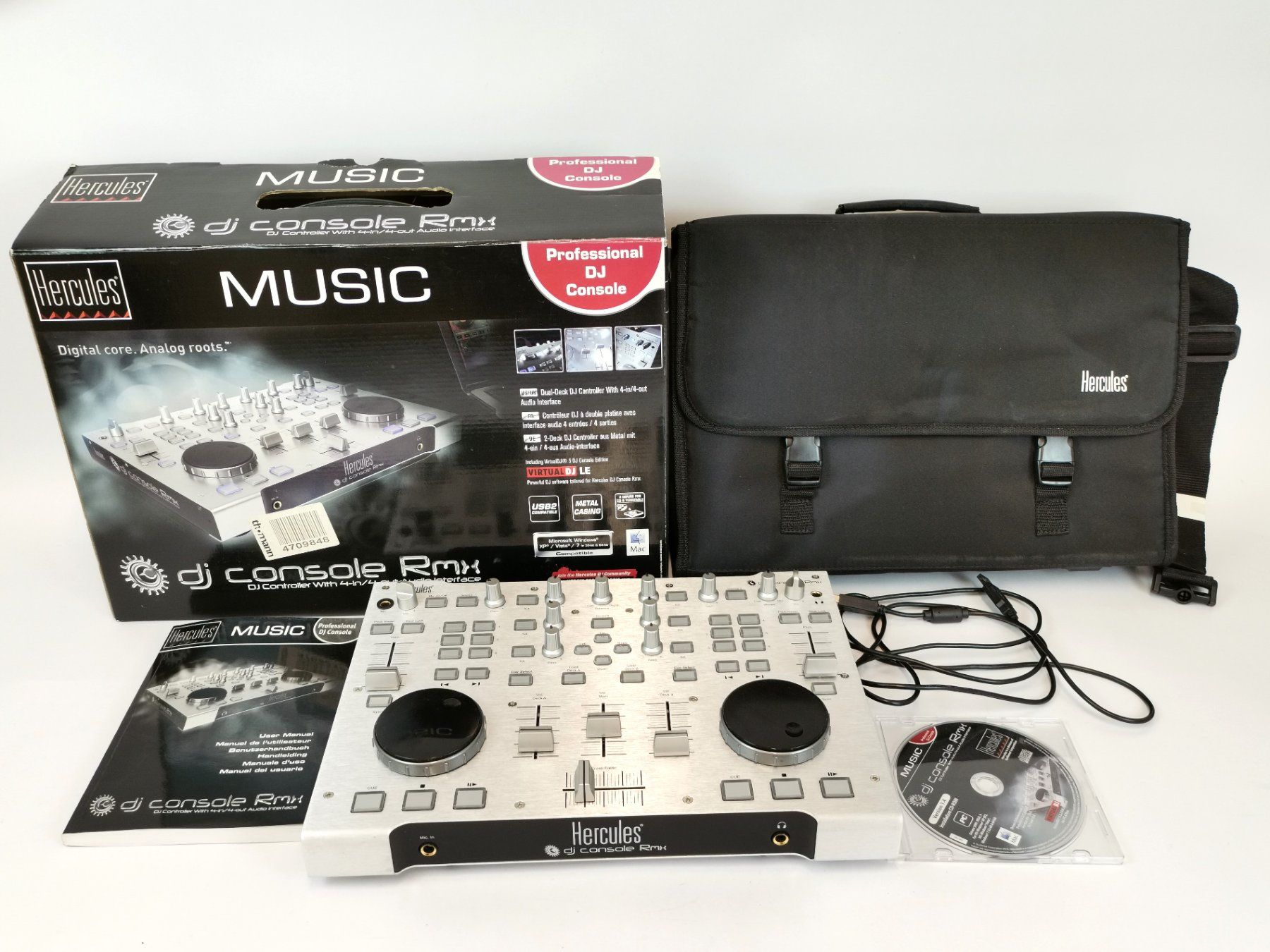 Hercules Console di mixaggio: HERCULES DJ Console Rmx – Usato da Schaffhausen venduto da Restwert_SH
