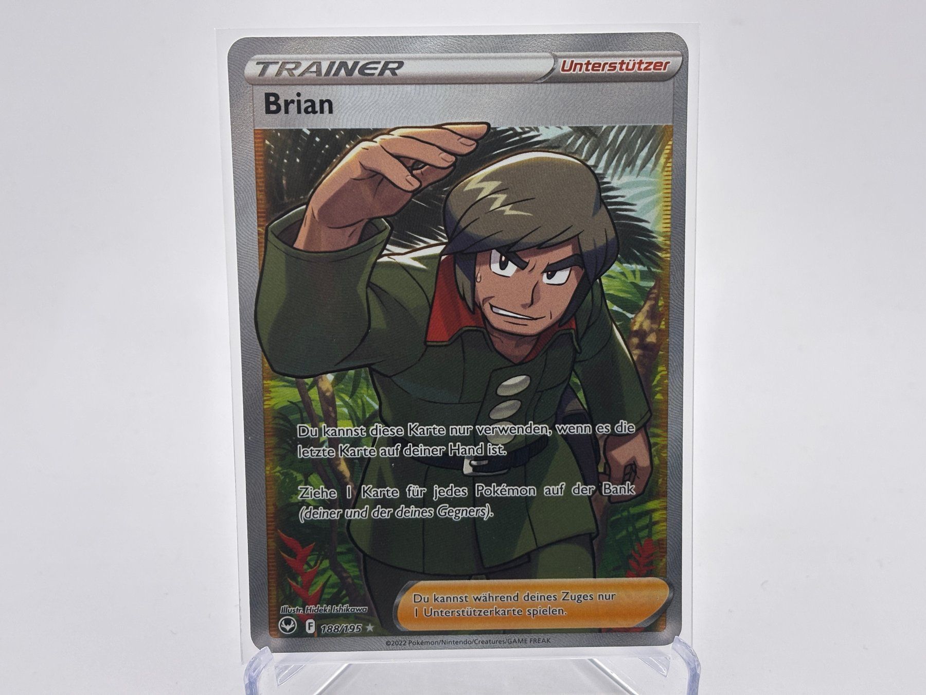 Pokémon Carte collezionabili: Silberne Sturmwinde - Brian  (SIT 188) - DE – Nuovo (secondo la descrizione) da Allschwil venduto da Bullach
