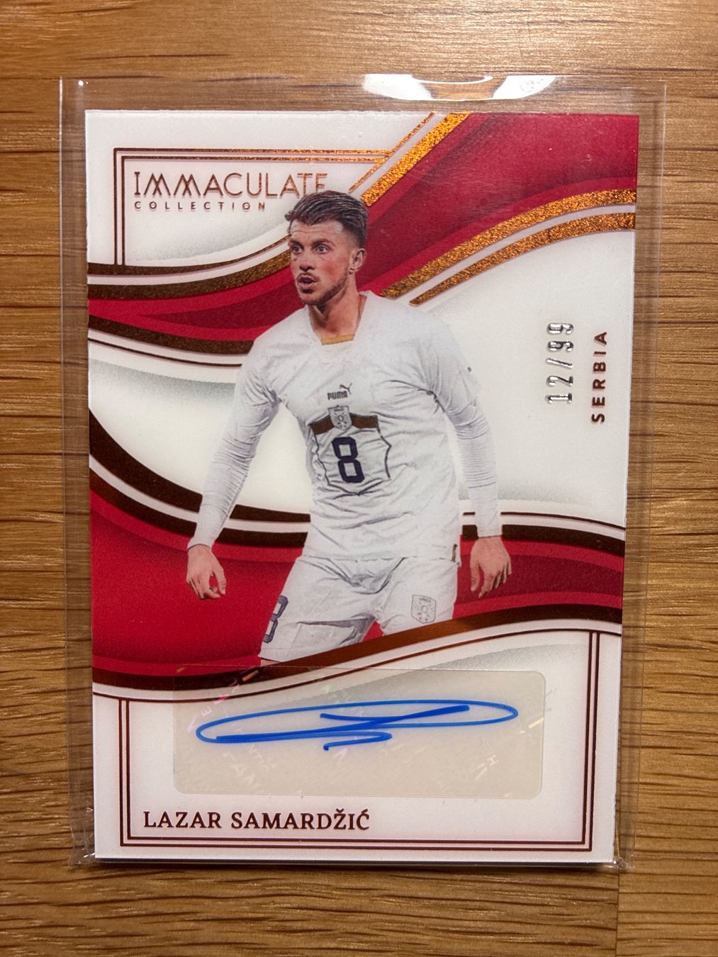 Topps Carte collezionabili: Panini Immaculate Lazar Samardzic Serbien Autogramm /99 – Usato da Wangenried venduto da Garagara