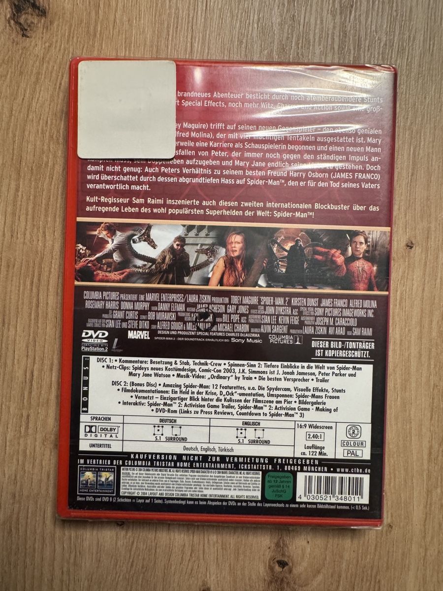 Alle DVDs: Spider-Man 2 DVD 2er Set Neu! – Neu (gemäss Beschreibung) aus Biberist von etesummer 1