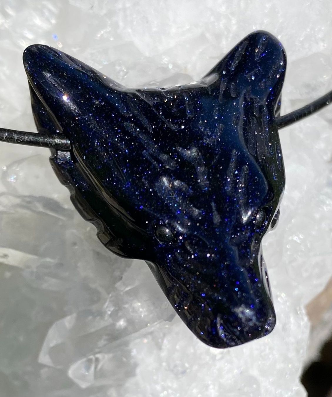 Anhänger: Wolfskopf Anhänger Blaufluss – Neu (gemäss Beschreibung) aus Beatenberg von torfrock