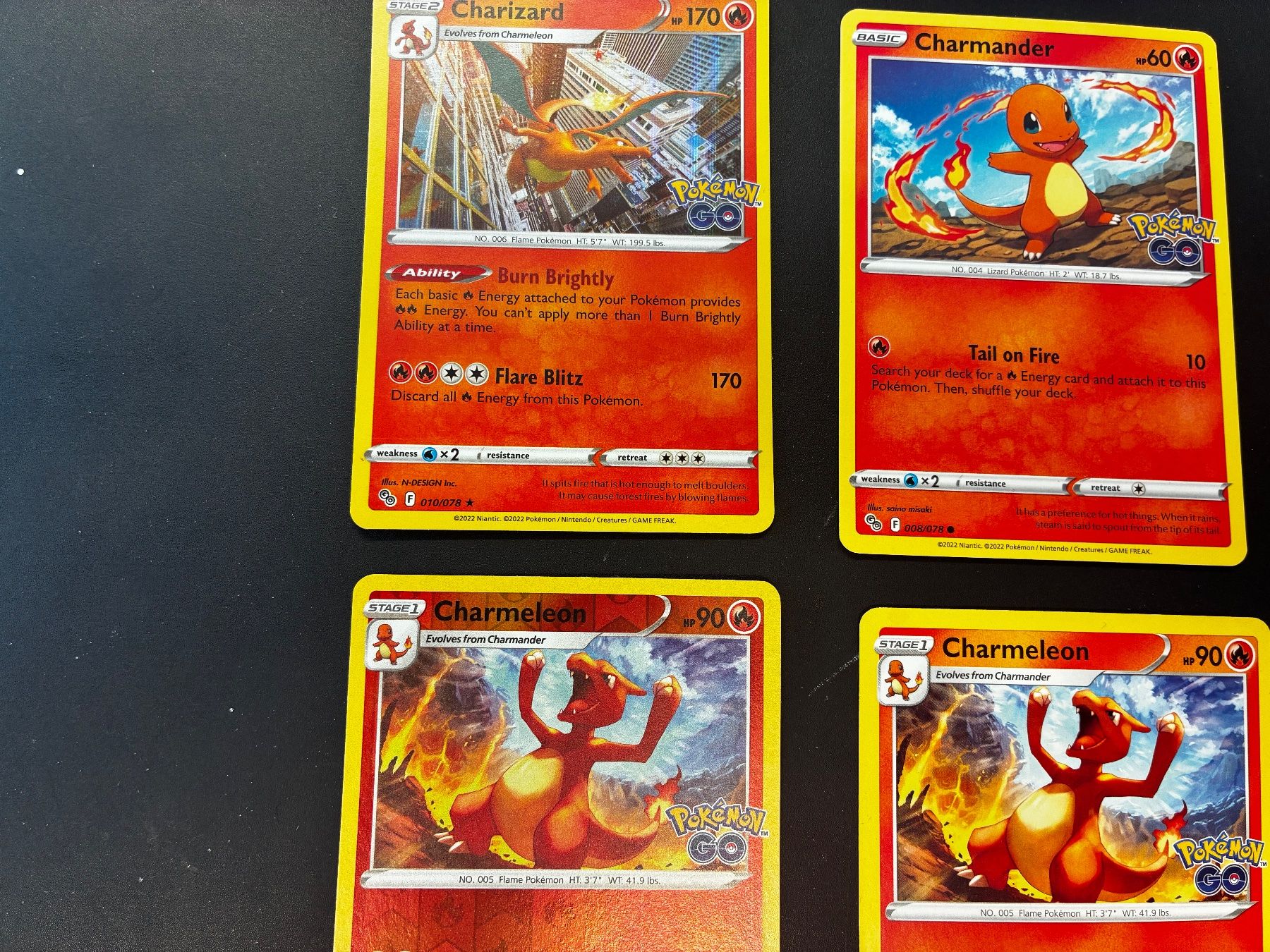 Pokémon Sammelbilder & Trading cards: Pokemon Go - Charmander, Charmeleon & Charizard Holo - en – Neu (gemäss Beschreibung) aus Hütten von yve_tf69 1