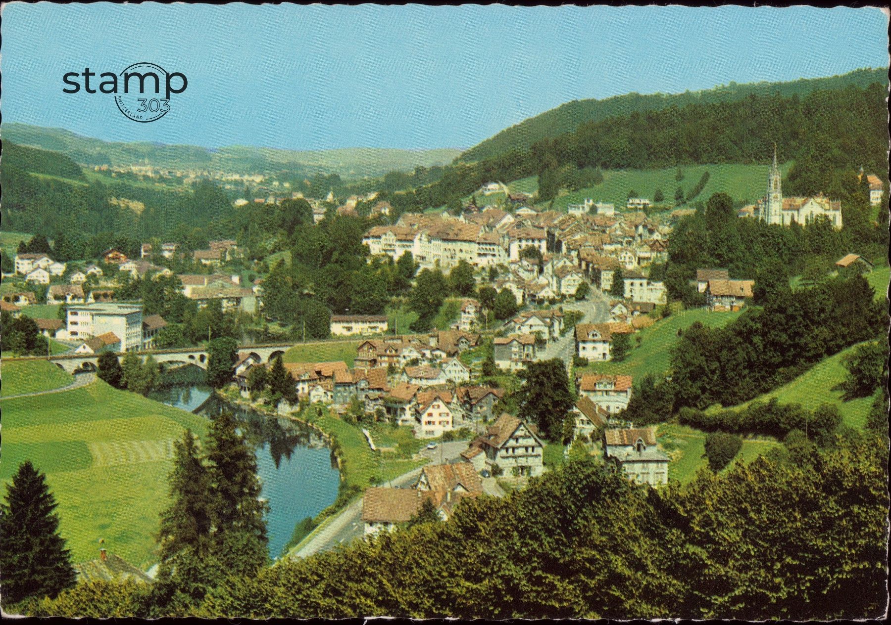 Cartoline postali: AK Lichtensteig im Toggenburg – Usato da Eggersriet venduto da stamp303
