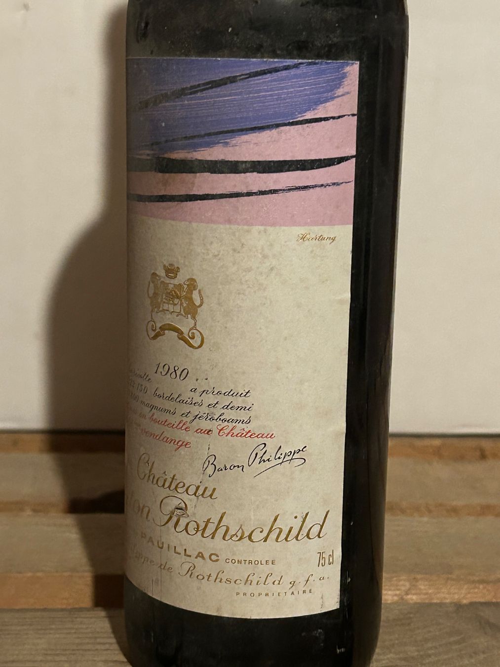 Mouton Rothschild Vino: Château Mouton Rothschild 1980 – Nuovo (secondo la descrizione) da Roche VD venduto da avediscipule 3