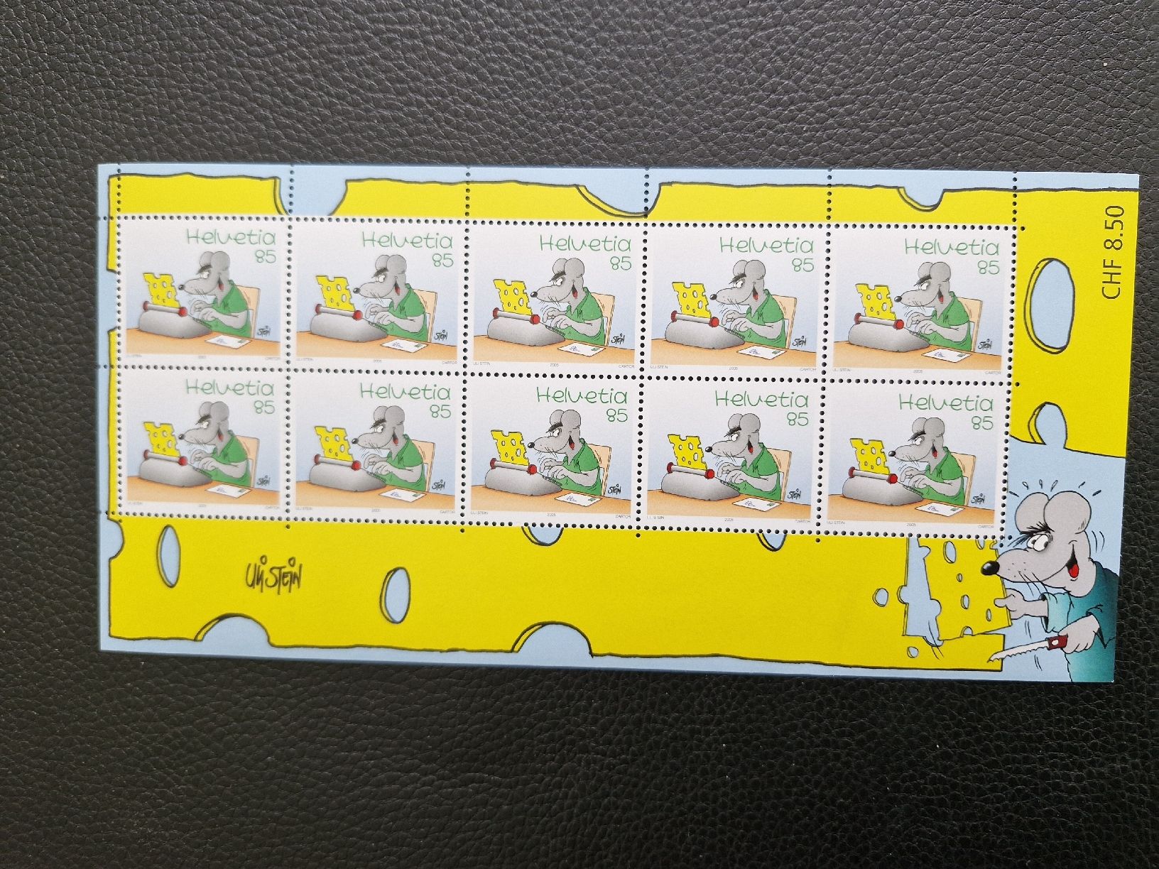 Tutti i francobolli: Uli Stein Briefmarkenbogen 2005 postfrisch, Top Zustand! – Nuovo (secondo la descrizione) da Frauenfeld venduto da Kasico