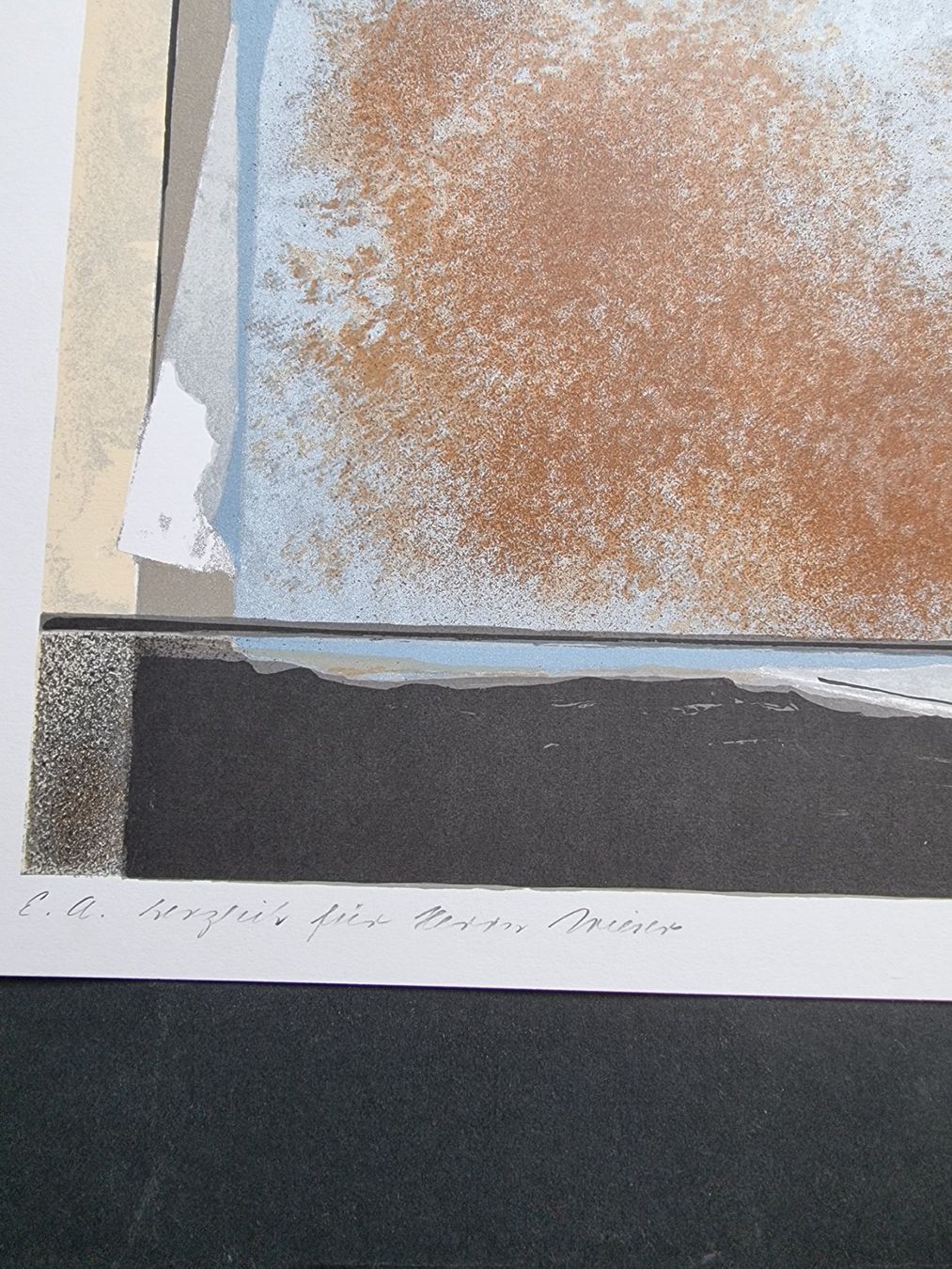 Grafica & Litografie: BRÜNGGER URSULA SERIGRAPHIE SIGNIERT KÜNSTLERPROBE – Usato da Gersau venduto da kunst-online 3