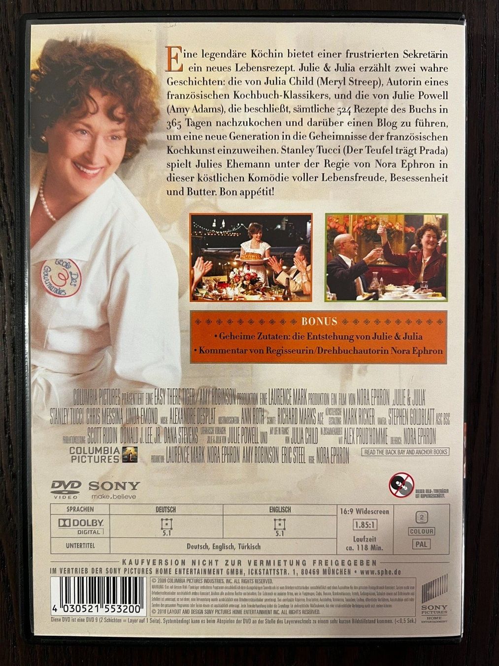 Tutti i DVDs: Julie & Julia – Usato da Zürich venduto da FilmFreunde 1