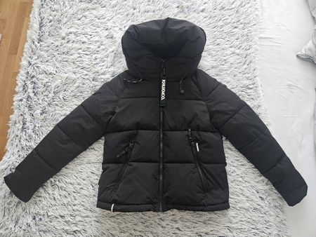Veste doudoune Khujo noire capuche taille XS 