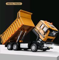 Modellauto LKW Spielzeug Muldenkipper Kipplaster LED Neu