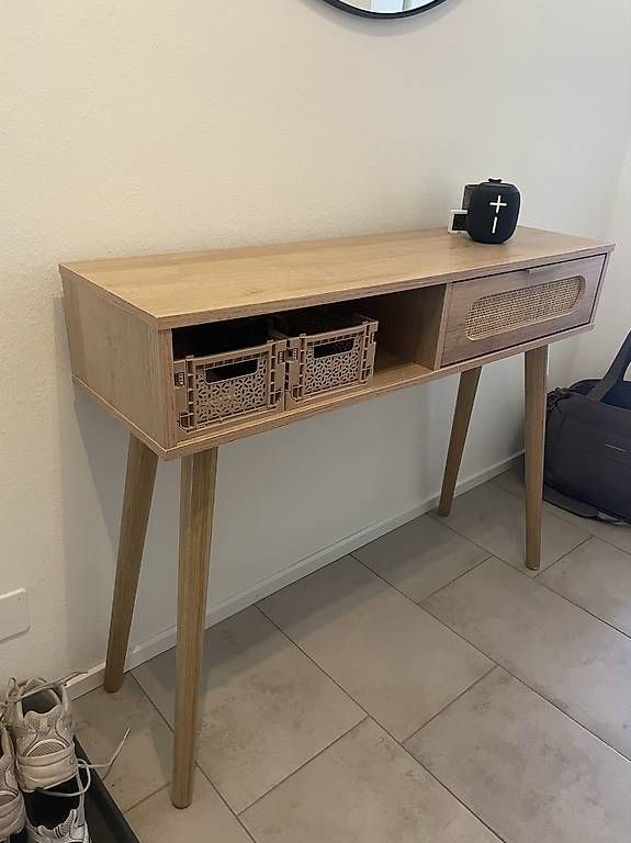 Tische: Holz Konsolentisch im Boho-Stil – Gebraucht aus Basel von alexandra4299