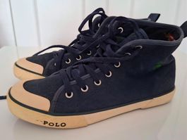 Baskets montantes Polo Ralph Lauren bleu marine