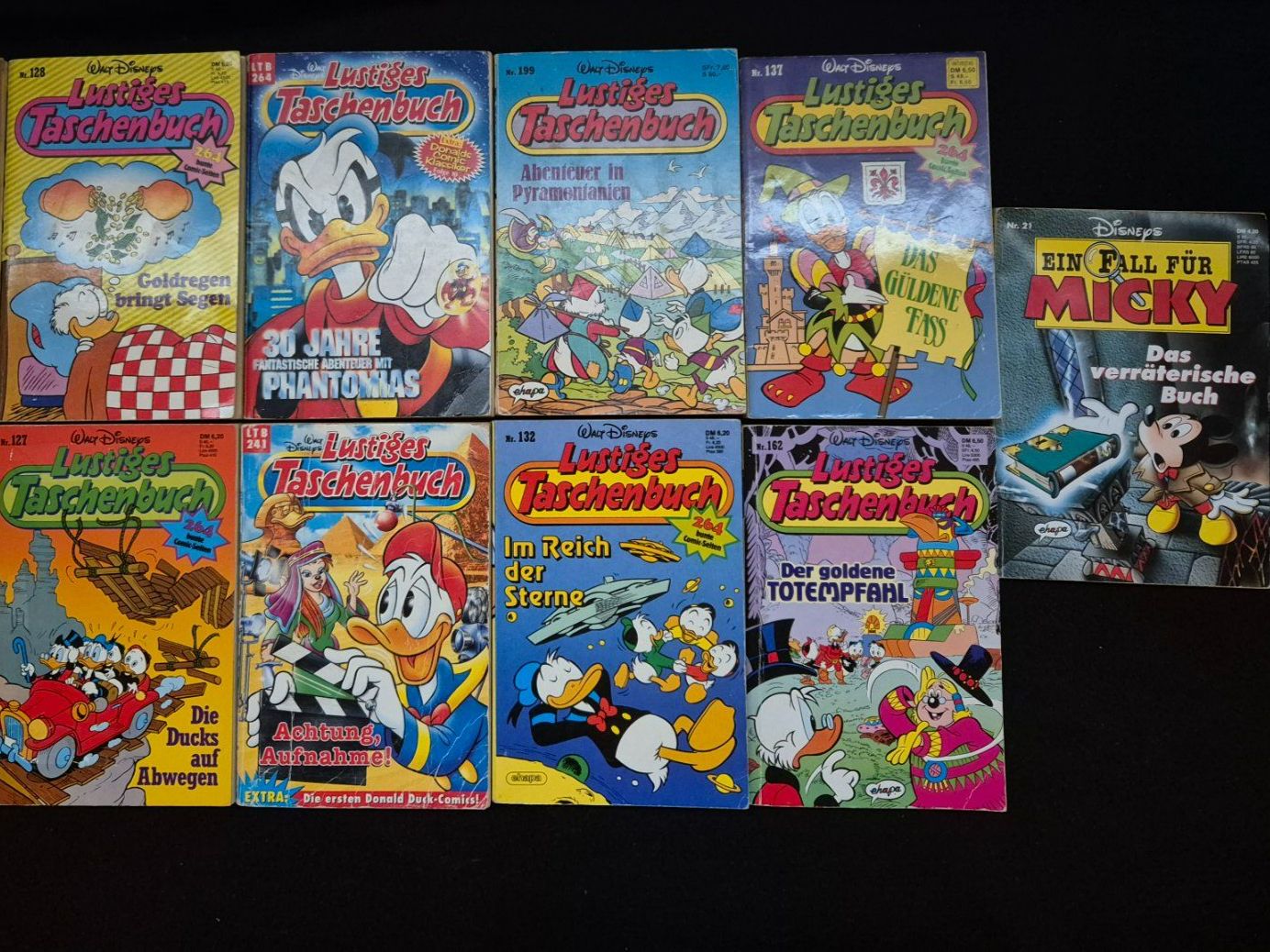 Fumetti: 9 Comics der Reihe LTB und MickeyMouse – Usato da Winterthur venduto da Butzel
